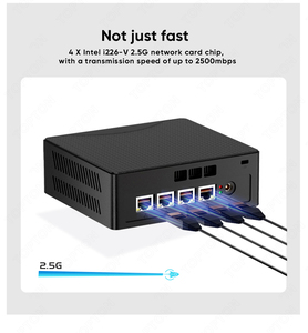 มินิพีซี Topton 4x2.5G LAN Firewall พร้อม Intel J5005/J4105/N4100/N3700 สำหรับ NAS คอมพิวเตอร์ MSATA+2.5 นิ้ว SATA รองรับ pfSense Proxmox ใช้เป็นโฮมเซิร์ฟเวอร์ - Product Image 3