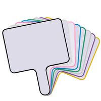 Tableau blanc magnétique double face portable en MDF avec cadre PE fin pour fournitures scolaires