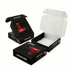 <b>Small</b> Custom Airplane <b>Box</b> with Extra Hard Finish Recycled Materials GlossyLatte Lamination Embossing Stamping for Massage Gun - Product Image 2