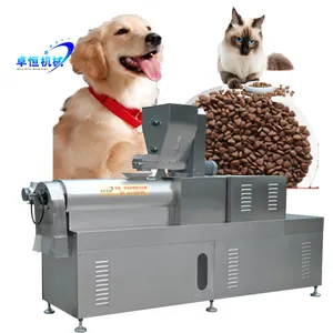 Automatic Easy to Use Dog Treats pet food snack production machine cat dog pet food processing machine line