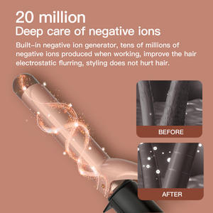 Máy làm xoăn tóc bằng gốm PTC 33mm kiểu mới Tiktok, tạo ion âm, hiển thị nhiệt độ LED, dùng cho gia đình và khách sạn - Product Image 5