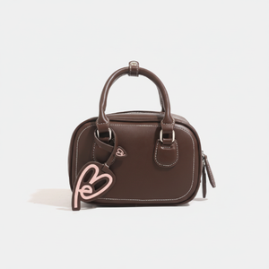 กระเป๋าโท้ทผู้หญิงลำลองผ้าแคนวาสลายตารางพร้อมซับในโพลีเอสเตอร์ ความจุเยอะ มีซิป - Product Image 1