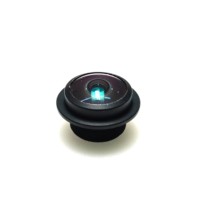 IP69 180 °   Lensa Sudut Lebar M12 1.6mm F1.8 2G4P Lensa Hibrida Plastik-Kaca untuk Kamera Lubang Intip Video Doorbell Sensor 1/4"