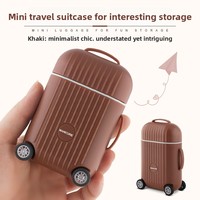 Ensemble de coupe-ongles miniatures 8-en-1 en plastique et acier inoxydable Lattis pour la maison, avec étui de voyage pour outils de manucure