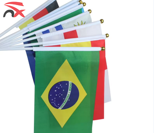 Bandera de Sudáfrica de Poliéster de 14*21cm para Animar, Personalizada, al Por Mayor, al Mejor Precio - Product Image 6