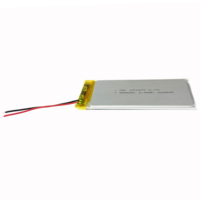 Pochette ultra-fine pour batterie Li-polymère CEL 253477 3.7V 800mAh, haute densité énergétique, PCM, 800 cycles, charge/décharge 1C