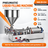 Machine horizontale entièrement automatique à double tête pneumatique de haute précision pour le remplissage de pâtes, sauces, liqueurs, liquides et huiles dans les bouteilles en plastique et en verre