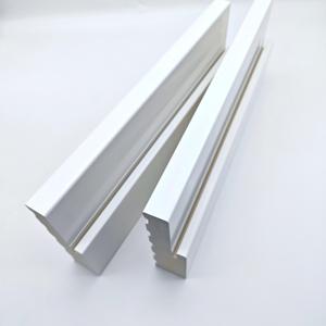 Mật độ cao Rắn <span class=keywords><strong>PVC</strong></span> Vinyl cửa khung rebated cửa jamb trang trí gỗ trắng primed - Product Image 2