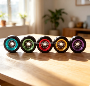 ล้อฟิงเกอร์บอร์ด CNC พร้อมลูกปืน ABEC-7 ประสิทธิภาพสูง วัสดุ POM อะไหล่เปลี่ยนสำหรับมินิฟิงเกอร์สเก็ตบอร์ด ชุด 2 ชิ้น รับน้ำหนักได้ 150 กก. - Product Image 1