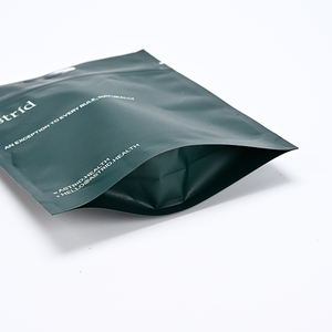 Printing Custom Aluminum Foil Resealable Stand up Smell Proof Zipper Mylar Packaging Pouch <strong>Bag</strong> for Food - Product Image 3