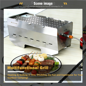 Parrillas Plegables para Barbacoa Más Vendidas, <span class=keywords><strong>Parrilla</strong></span> Portátil para Senderismo y Picnic a Bajo Precio - Product Image 2