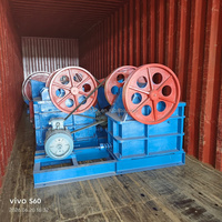 Mini concasseur à mâchoires PE 250x400, petite machine de concassage de pierres et de roches pour laboratoire et tests d'échantillons de minerai d'or