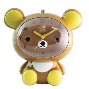 Gấu sắc nét phim hoạt hình âm nhạc đồng hồ báo thức với ánh sáng cảm ứng - Product Image 2