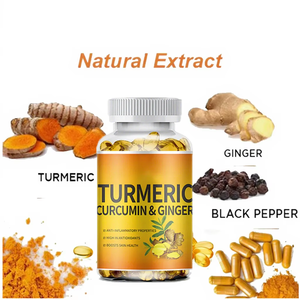 Kapsul Lunak Ekstrak Kunyit Ausreson Curcumin, Suplemen Pendukung Kesehatan Sendi, <span class=keywords><strong>500mg</strong></span> Kapsul Lunak Curcumin - Product Image 5