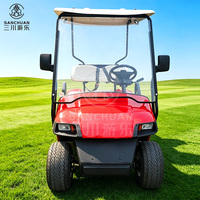 Voiturette de golf électrique 2 places - Marque SANCHUAN, buggy de golf alimenté par batterie 60V pour terrain de golf
