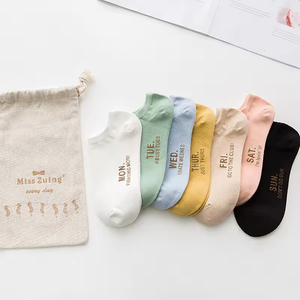 Chaussettes basses de sport en coton personnalisées avec logo – Nouveauté tendance pour hommes et femmes (modèle couple) - Product Image 2