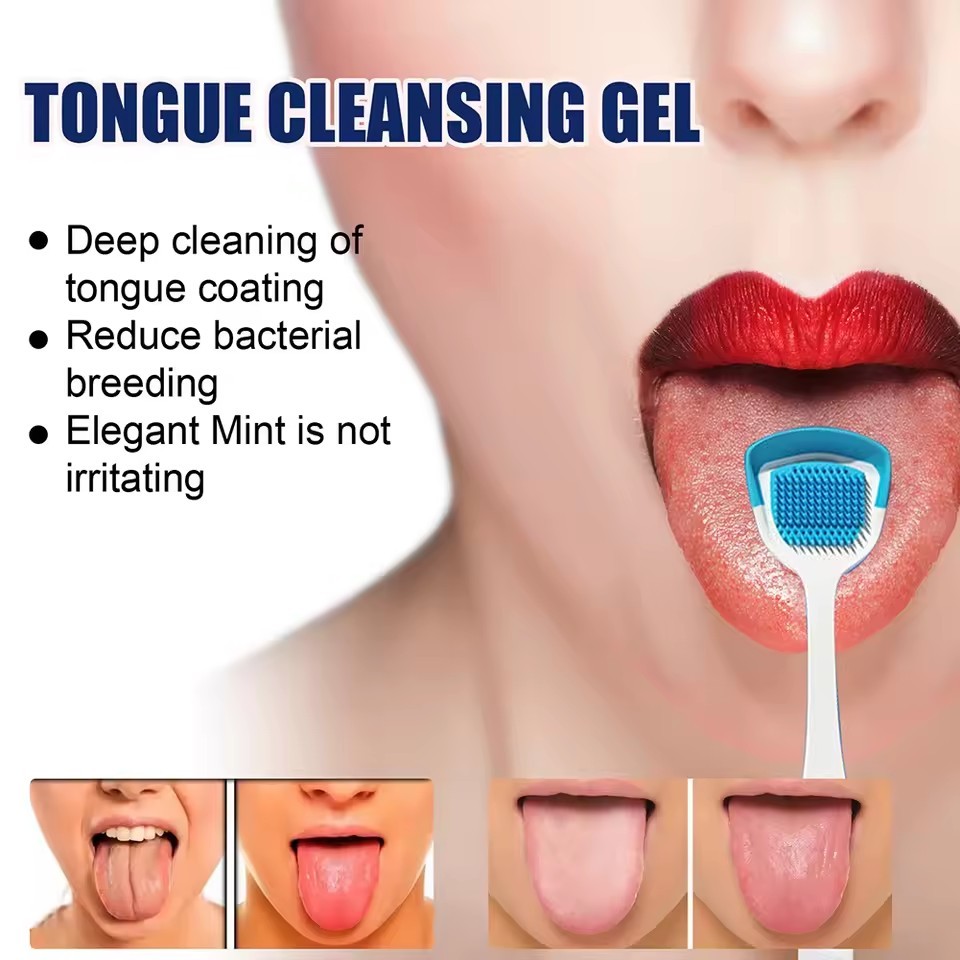 Silicone Tongue Cleaner Brush – Deep-Clean Oral Care Tool for Fresh Breath & Daily Hygiene - View 3