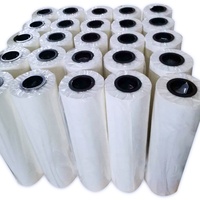 Papier de transfert thermique par sublimation blanc à séchage rapide, rouleau de 58g/80g/90g/100g/120gsm pour l'impression numérique sur textiles