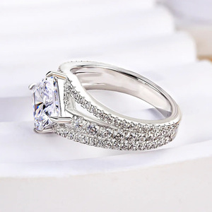 Elegante Anello di Proposta per Matrimonio da Donna, Gioiello Scintillante alla Moda - Product Image 6