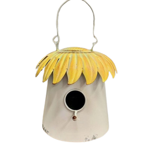 Top Trending Handmade Tea Pot Shape Metal Bird House Hotel Garden Decoration Pet Carriers Houses Best Selling Metal Bird House - Product Image 5