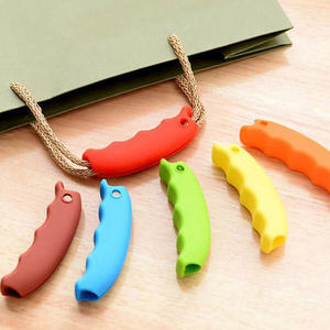 Poignée de transport en silicone pour sacs, clips pour sacs de courses, bouton de maintien pour sacs, protection des mains, outil de transport portable pour l'extérieur, usage quotidien à la maison - Product Image 3