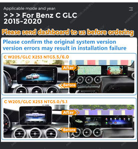 MEKEDE MNB Android MTK8667 8+128GB Unidad Principal para benz C/GLC 2015-2020 Pantalla Interactiva Dual de 12.3 Pulgadas Reproductor de DVD para Auto Radio para Auto - Product Image 4