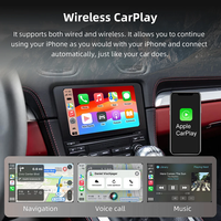 CARABC Interface sans fil CarPlay Android Auto pour Porsche PCM4.0 Cayenne Paramela Carman 7" 2017-2018