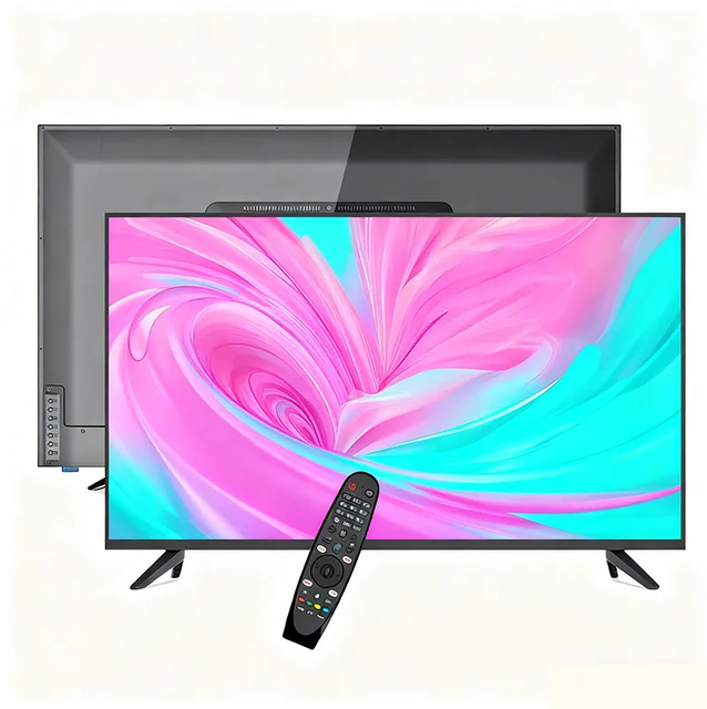 Low MOQ OEM 100 Inch Frameless 4K HDTV Smart LED Television DVB-T2 Digital System Wide Viewing Angle for Home Cinema Apartment