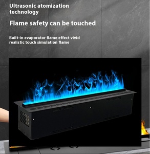 เตาผิงไฟฟ้าตกแต่งบ้านแบบฝัง ขนาด 39 นิ้ว พร้อมเปลวไฟจำลอง 3 มิติ สีสันสดใส ประหยัดพลังงาน พร้อมฟังก์ชั่นเพิ่มความชื้นในอากาศ ขายส่ง - Product Image 2