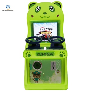 Machines d'arcade électroniques à monnayeur pour enfants, à thème ours mignon, en plastique sécurisé, pour usage intérieur, avec modes de jeu variés (avion, <span class=keywords><strong>guerre</strong></span>, tir) - Product Image 4