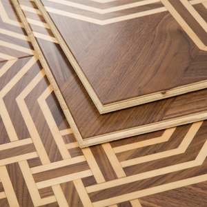 AVANTIMORA Parquet de Teca Multicapa 3D con Superficie Prensada Biselada Estilo Victoriano Grado ABCD 20mm 18mm, Diseñado para Áreas de Alto Tráfico - Product Image 1