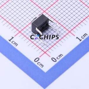 TS-1091-A2B2-D2 Tactile Switch Through hole Component (THT)-4P,4.5x4.5mm Switch Single Pole Single Throw Round Button 1.8N 4.5mm - Product Image 2