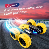 2.4G Creative Confession LED Lettre Double Face Conduite Papillon Stunt Roll 360 Degrés Twist Rc Car Avec Dazzling Show Light