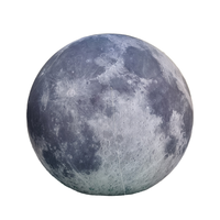 Ballon de lune gonflable géant Boule de lune gonflable en PVC Globe de lune gonflable personnalisable pour événement