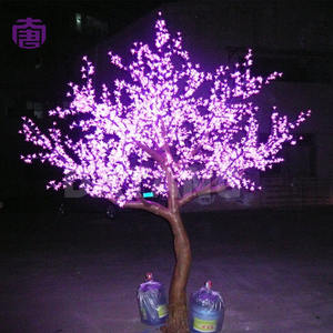 Élégante Guirlande Lumineuse LED en Forme de Cerisier avec Fleurs Délicates pour la Décoration d'Hôtels, de Places Publiques, de Mariages, de Centres Commerciaux et d'Événements - En Vente - Product Image 1