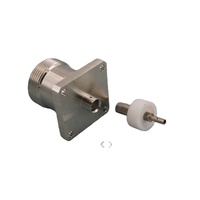 Connecteur coaxial RF femelle DIN 7/16, 50 Ohms, DC-7.5GHz, pour câble RG401 de 0.250 pouces, montage à bride carrée de 35 mm, fournisseur chinois