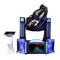 Simulateur de vol Super 720 breveté par l'usine, expérience de cinéma VR 9D, chaise VR pour montagnes russes en réalité virtuelle
