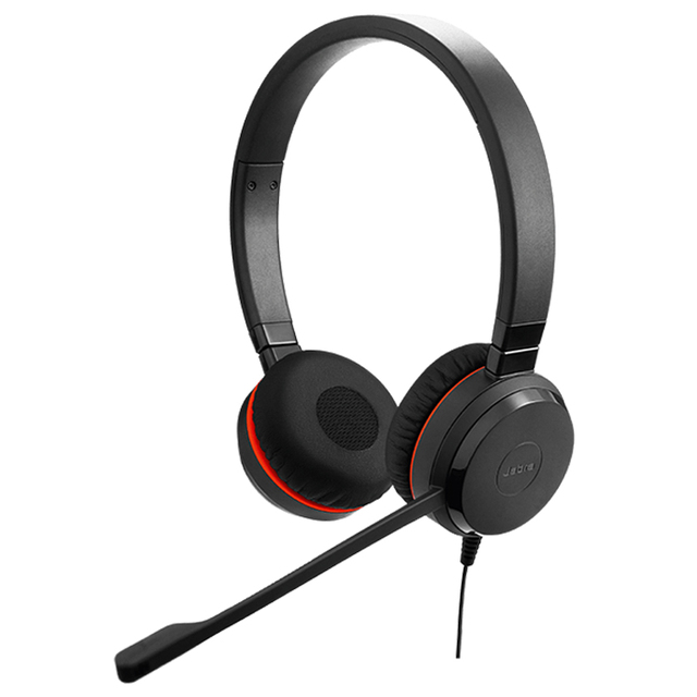 Jabra Evolve 30 II Wired Headset, Stereo with Superior Sound for Calls and Music 3.5mm/USB Pro Headset with All Day Comfort