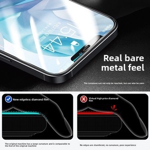 <span class=keywords><strong>A</strong></span> + grado 0.3mm ad alta definizione Anti-impronta digitale pellicola di vetro grande arco bianco per Apple 17 Promax 16 PLUS cellulare 9H - Product Image 3