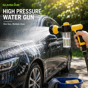<span class=keywords><strong>Pistolet</strong></span> pulvérisateur <span class=keywords><strong>d</strong></span>'eau ABS SUNSHINE économique à <span class=keywords><strong>d</strong></span>ébit réglable pour jardin, pulvérisateur de mousse agricole pour le bain des animaux - Product Image 4