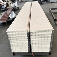 Panneau mural en métal pour garage, pour décoration extérieure, acier Galvalume, noyau en mousse PU, résistant aux chocs