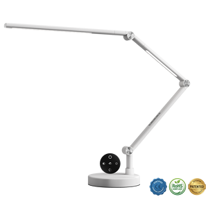 <strong>LED</strong> Base Desk Lamp Metal Touch/remote AC Dual <strong>Light</strong> Source Adjustable Brightness/colour Eco-Friendly Eye Caring Desktop Work - Product Image 1