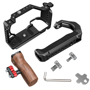 <span class=keywords><strong>Cage</strong></span> pour appareil photo <span class=keywords><strong>A6500</strong></span> avec poignées latérales compactes en aluminium léger compatible avec les appareils photo Alpha A6400/A6300/<span class=keywords><strong>A6500</strong></span>/A6000 - Product Image 6