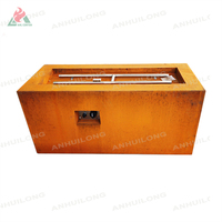 Corten Steel Flame Propane Extérieur Patio Gaz lpg Chauffage Cheminée Gaz Intérieur