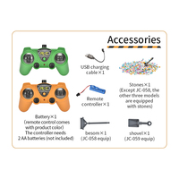Vente en gros camion télécommandé véhicule plastique 2.4G ingénierie Construction chargeur voiture à benne basculante quatre canaux avec lumière RC voiture jouets