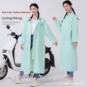 Imperméable long en PVC pour garçons, coupe-vent et imperméable, pour la randonnée et l'utilisation de vélos électriques par temps de pluie intense - Product Image 3