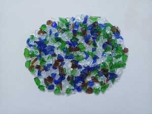 Cristal Triturado Azul (Cullet) para Terrazas y Decoración de Jardines, 3-6 mm, a Granel, Suministro Directo de Fábrica para Braseros - Product Image 3