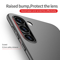 Coque de téléphone en gros pour Samsung Galaxy S23 Plus S22 Ultra S21 FE, coque arrière MSVII en PC dur, ultra fine, mate, anti-traces de doigts
