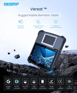 Tableta Biométrica Resistente MOSIP con Lector <span class=keywords><strong>de</strong></span> Iris y Huella Dactilar, Lector MRZ y NFC, Soporte SDK Demo para Inscripción y Verificación - Product Image 4