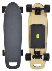 Patineta Eléctrica de Madera Negra con Tracción en las 4 Ruedas, Personalizable a Precio de Fábrica, para Adultos y Niños - Product Image 2